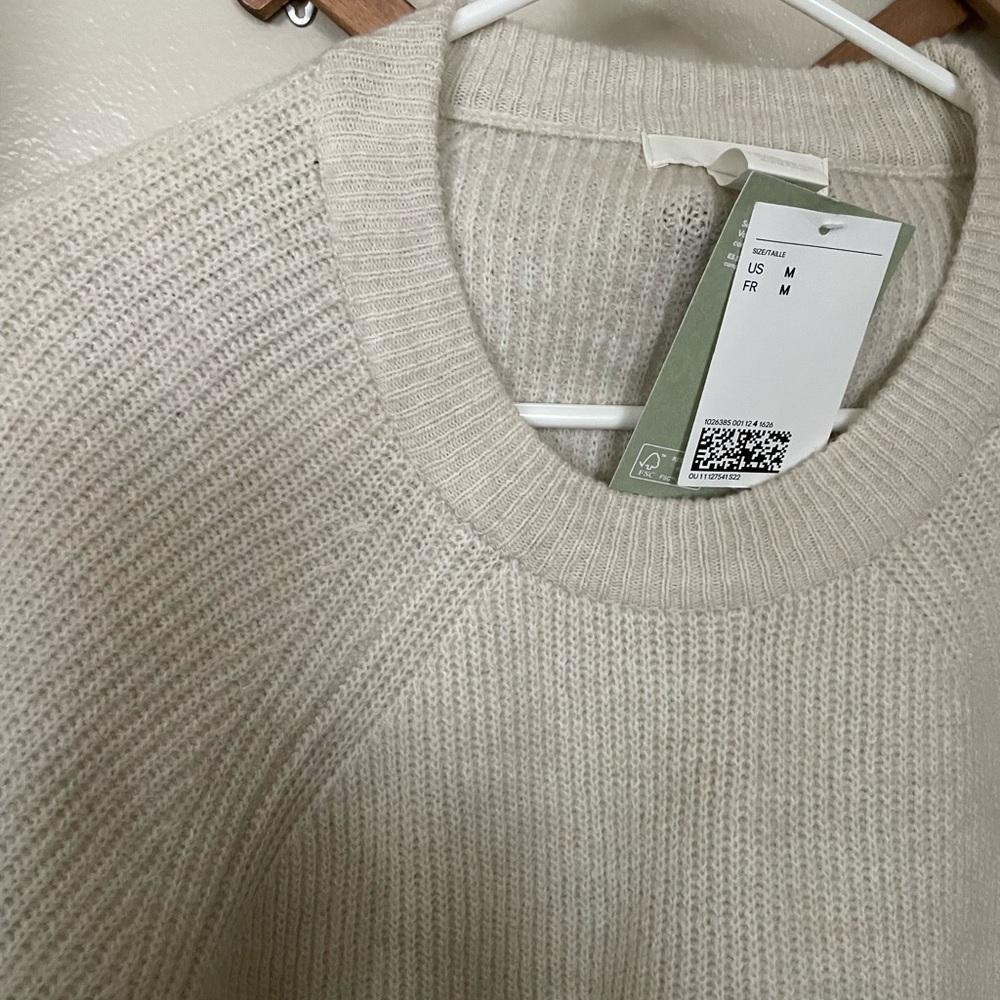 Crop sweater cape